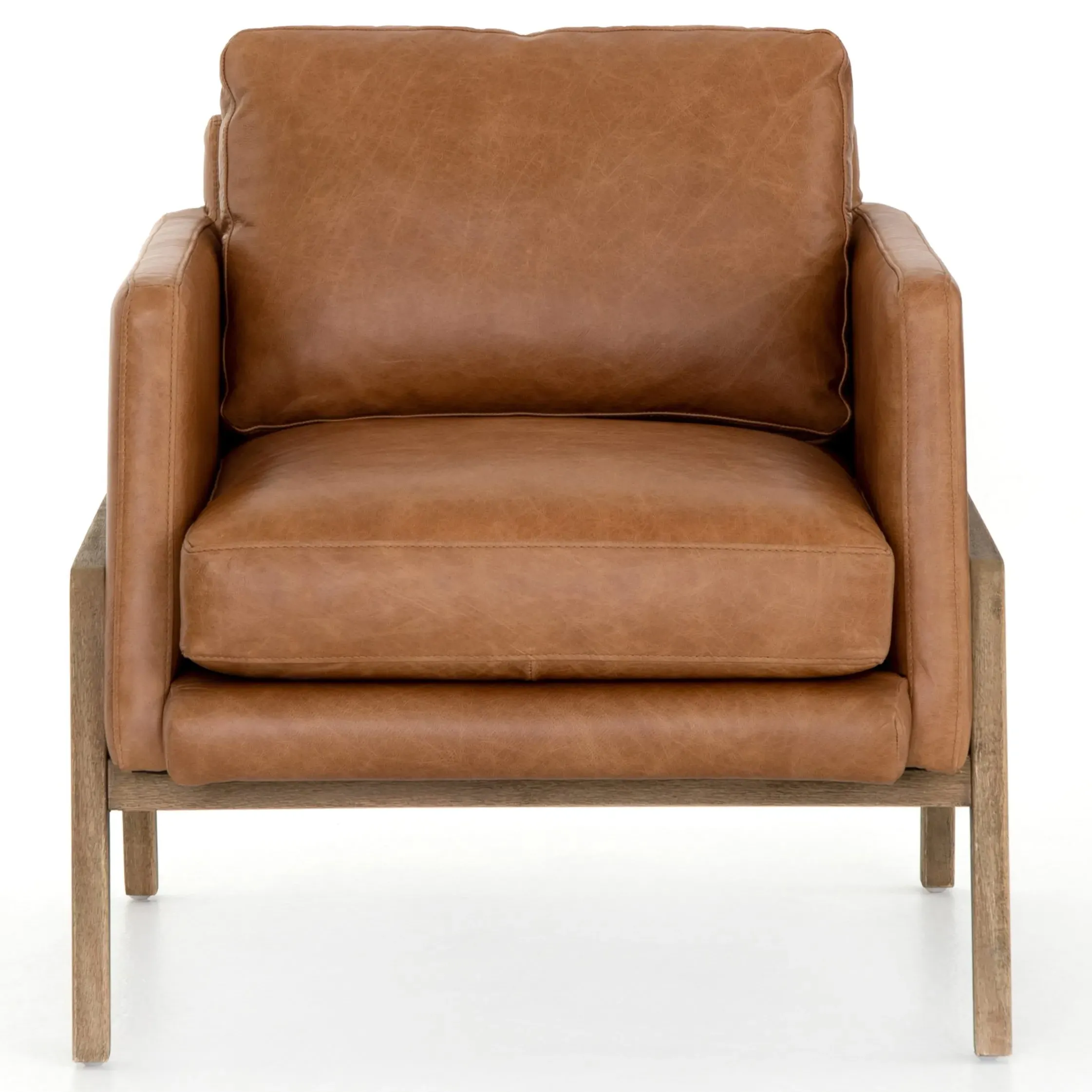 Niko Occasional Arm Chair - Brown, Parawood