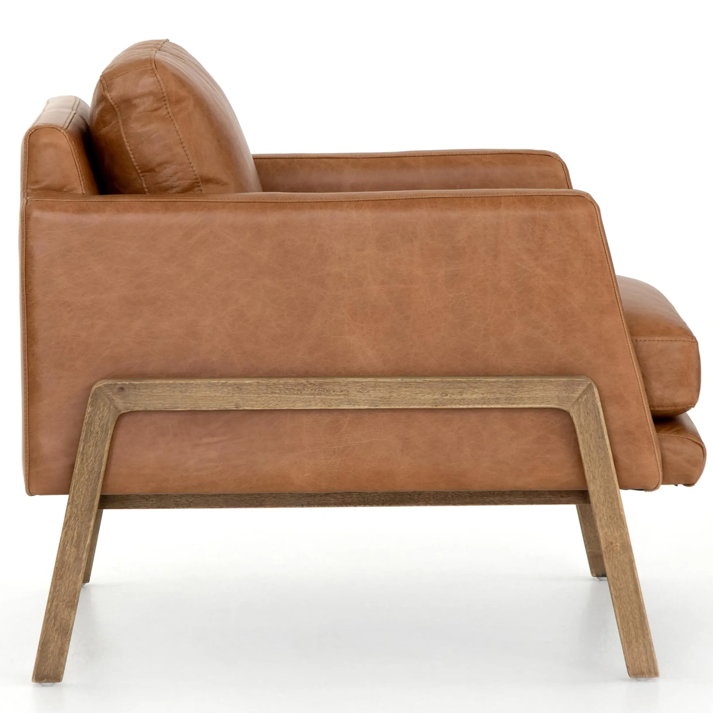 Niko Occasional Arm Chair - Brown, Parawood