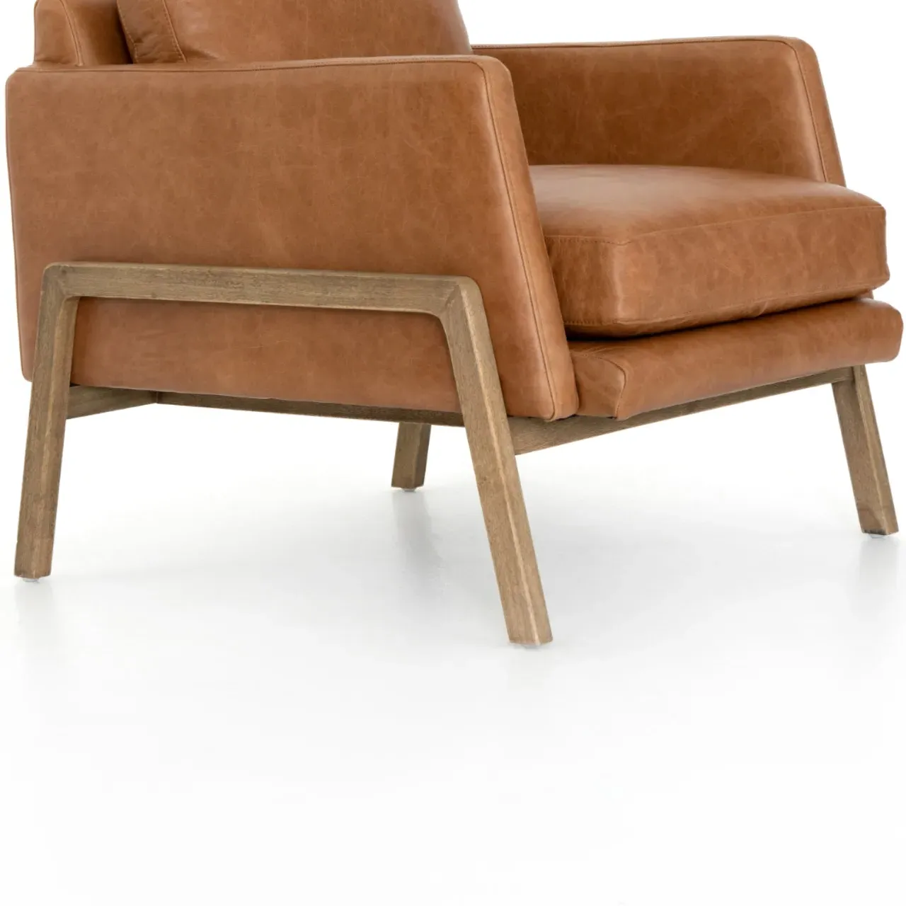 Niko Occasional Arm Chair - Brown, Parawood