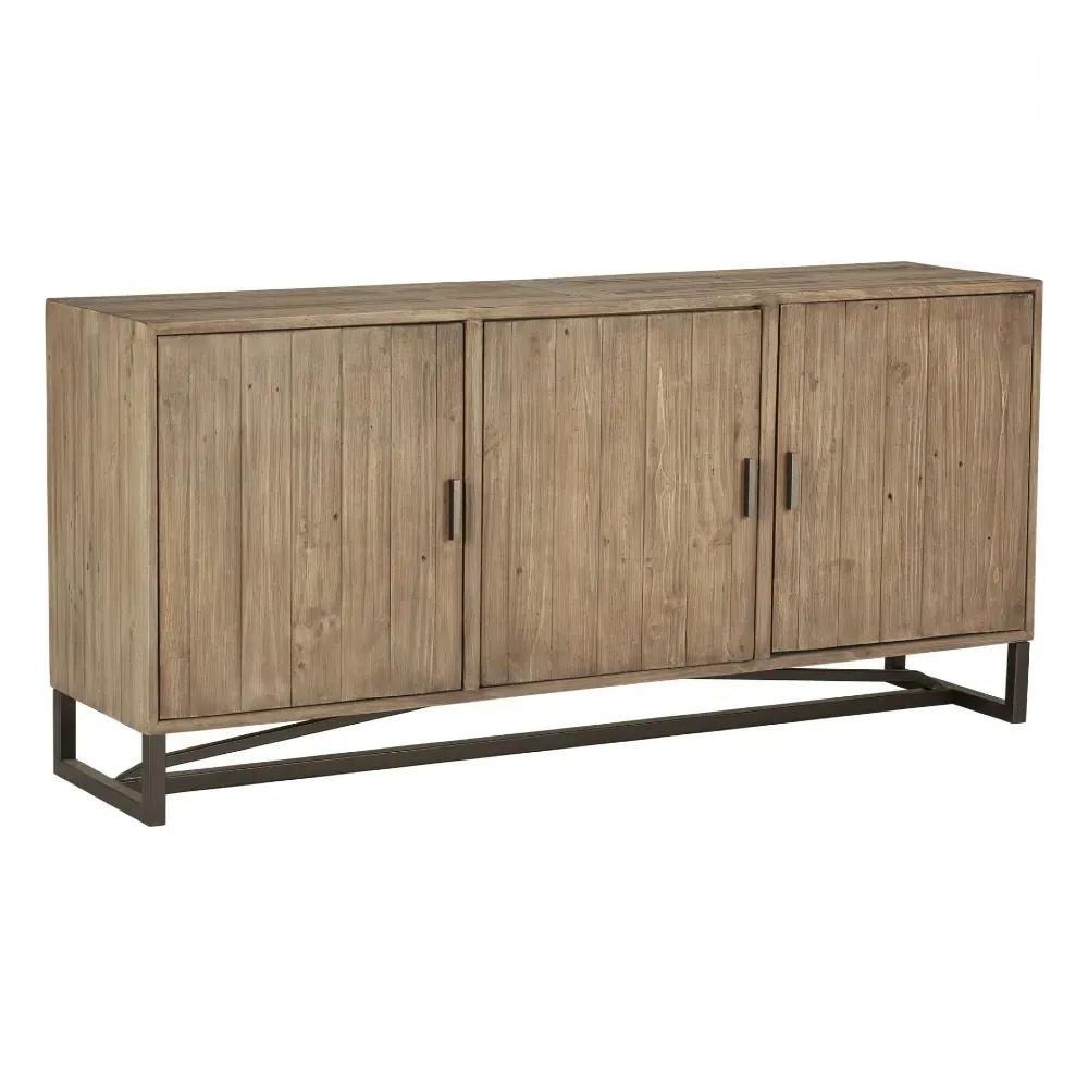 Niko Sideboard Buffet with Storage - Brown, Reclaimed Pine