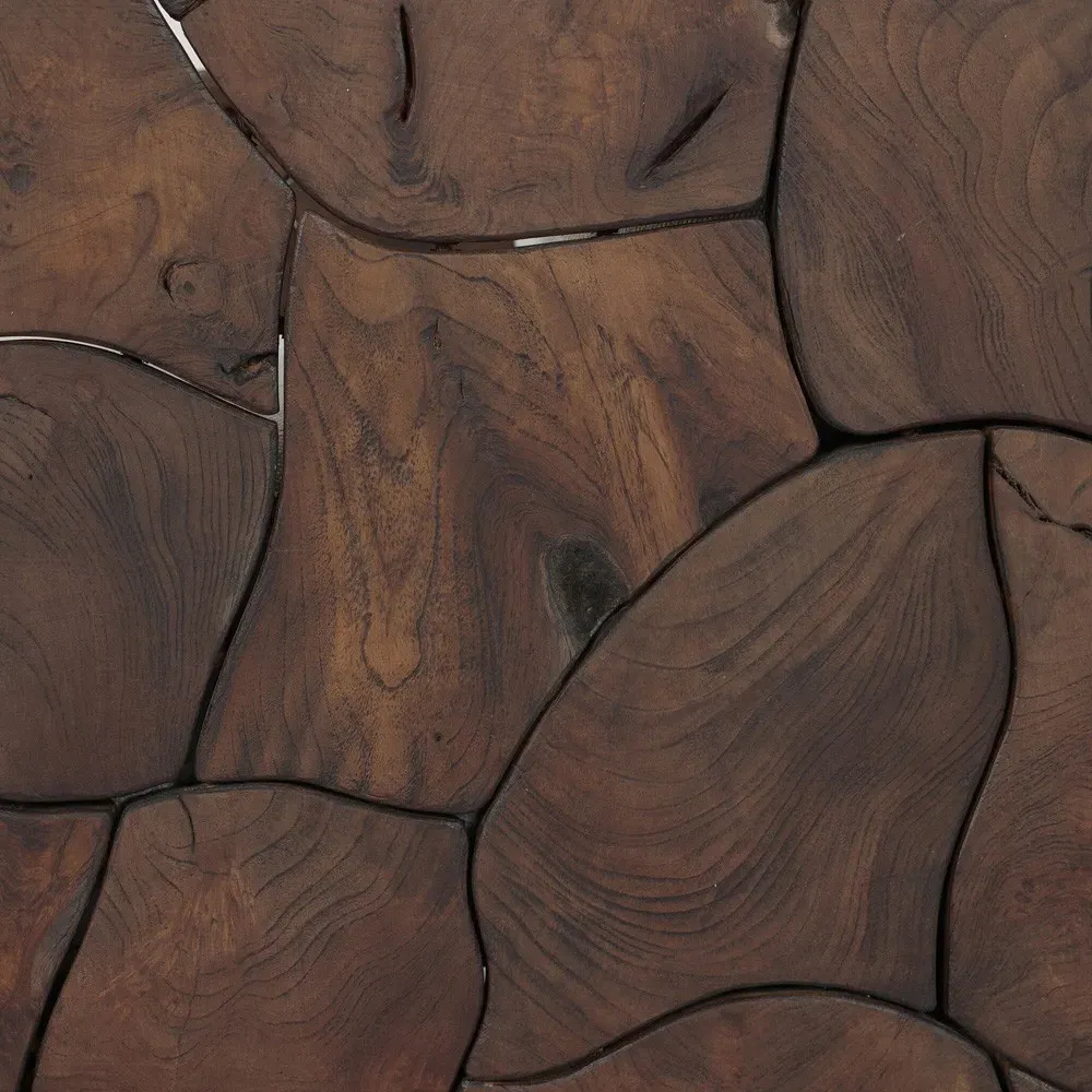 Nikolai Outdoor Lounge Arm Chair - Brown, Teak