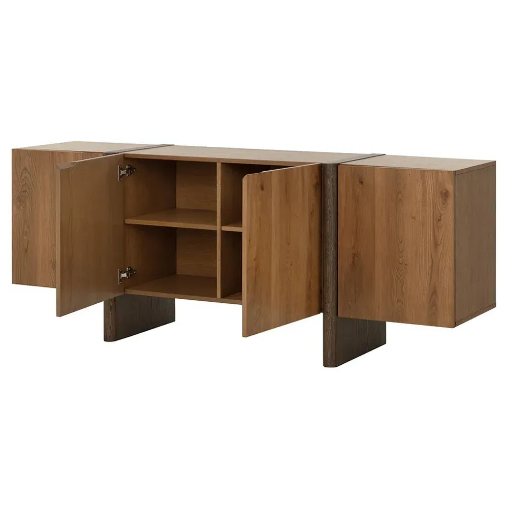 Nissa Sideboard - Brown, Oak