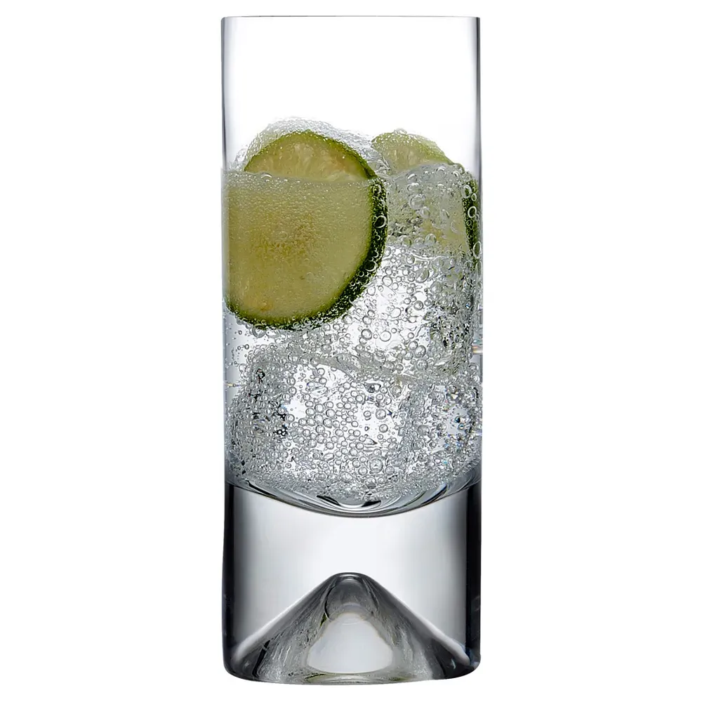 No.9 High Ball Glass Set of 4 - Clear, Crystal
