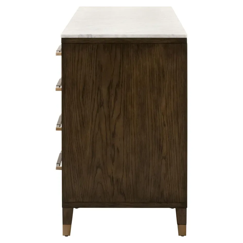 Noah Double Dresser - Brown, Oak
