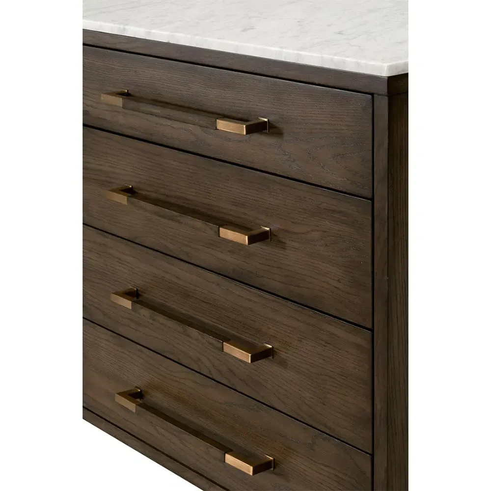 Noah Double Dresser - Brown, Oak