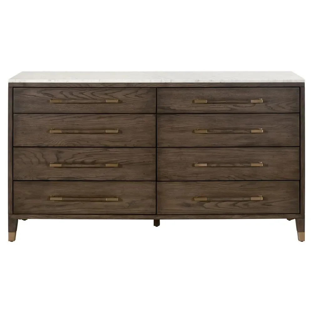 Noah Double Dresser - Brown, Oak