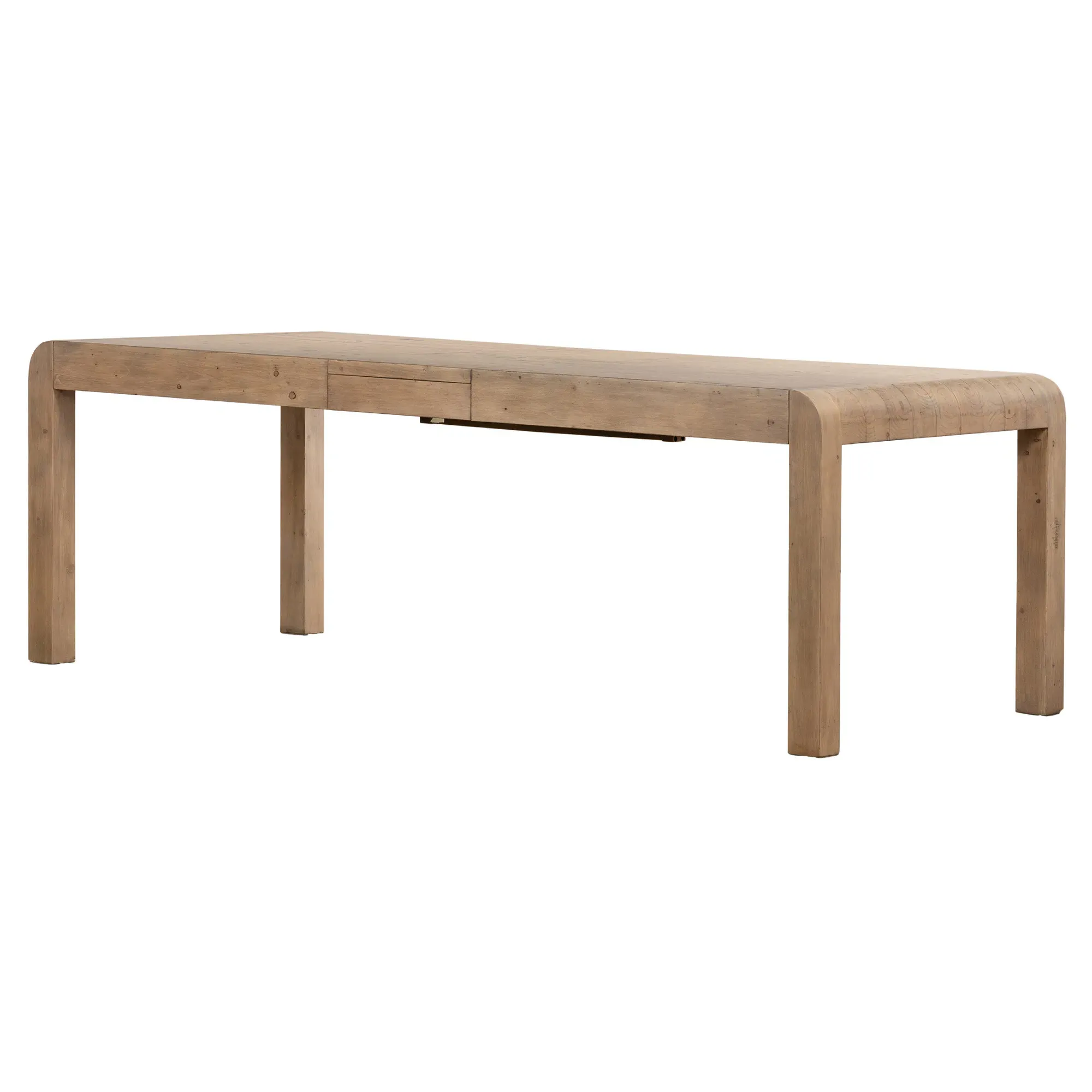 Noah Extendable Dining Table - Brown, Reclaimed Wood