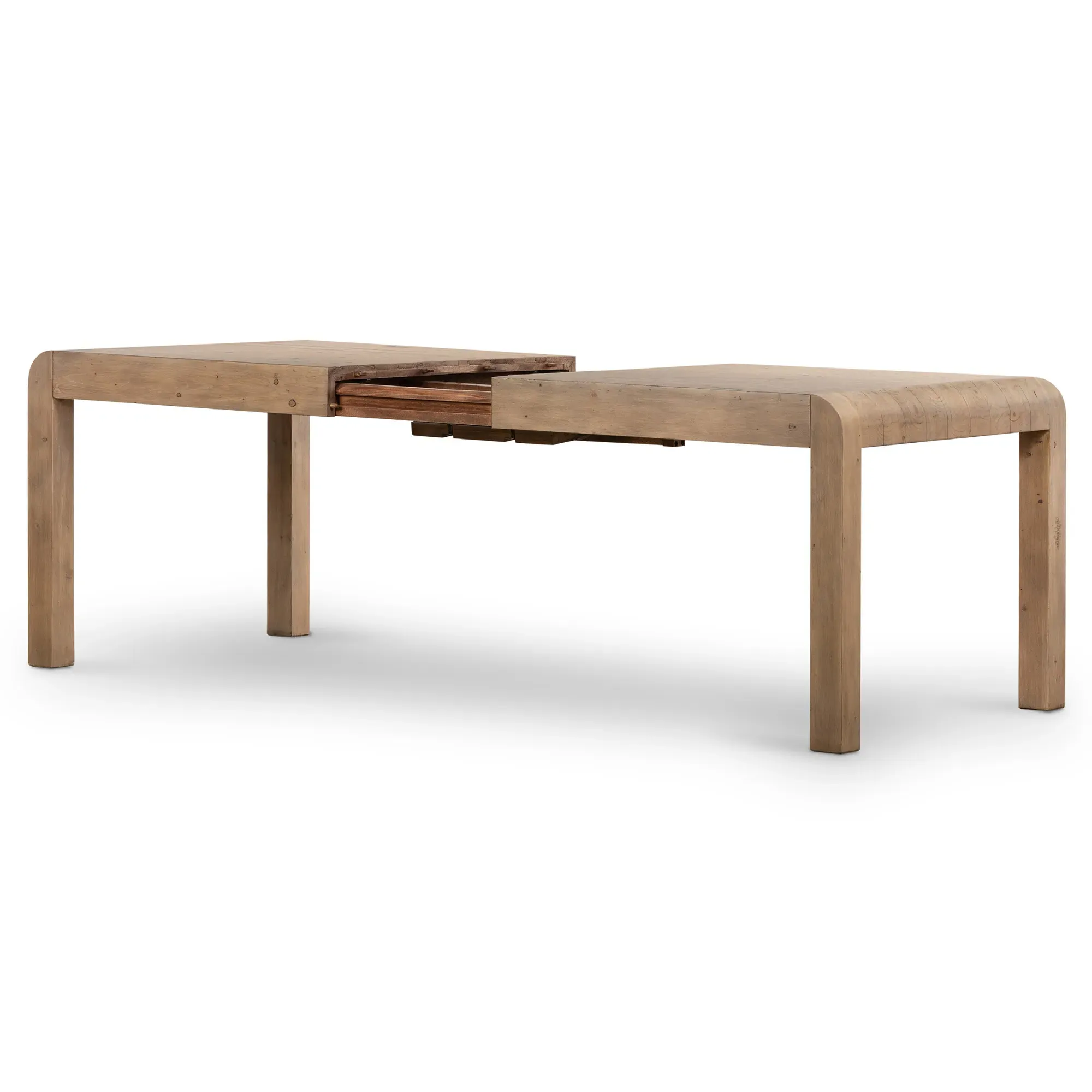 Noah Extendable Dining Table - Brown, Reclaimed Wood