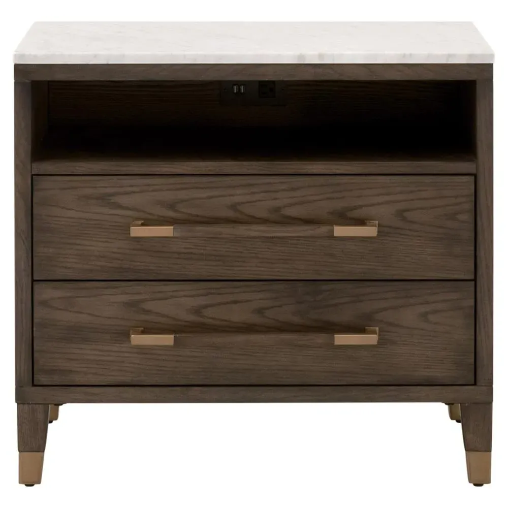 Noah Nightstand - Brown, Oak image