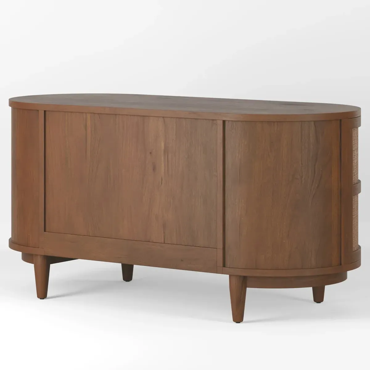 Noah Oval Desk - Brown, Acacia