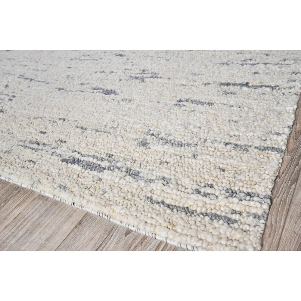 Noah Wool Solid Rug - Grey