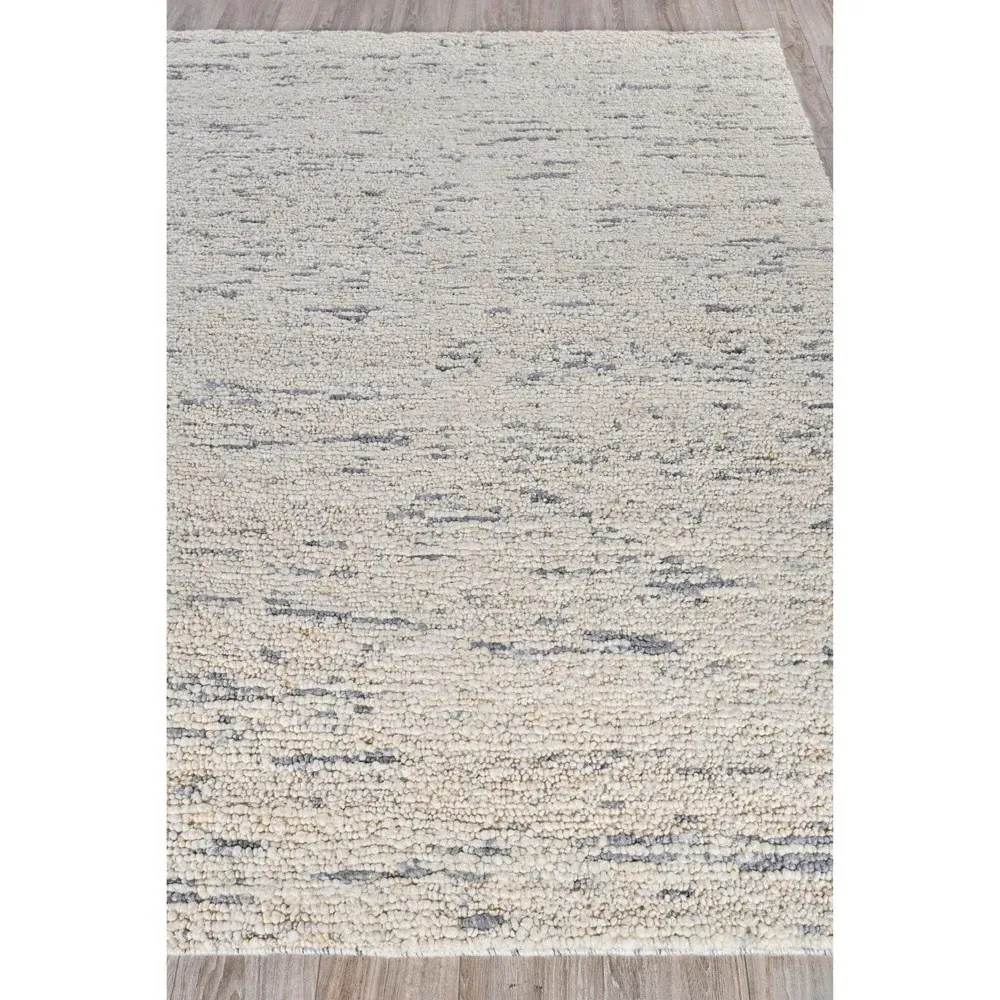 Noah Wool Solid Rug Sample - Grey