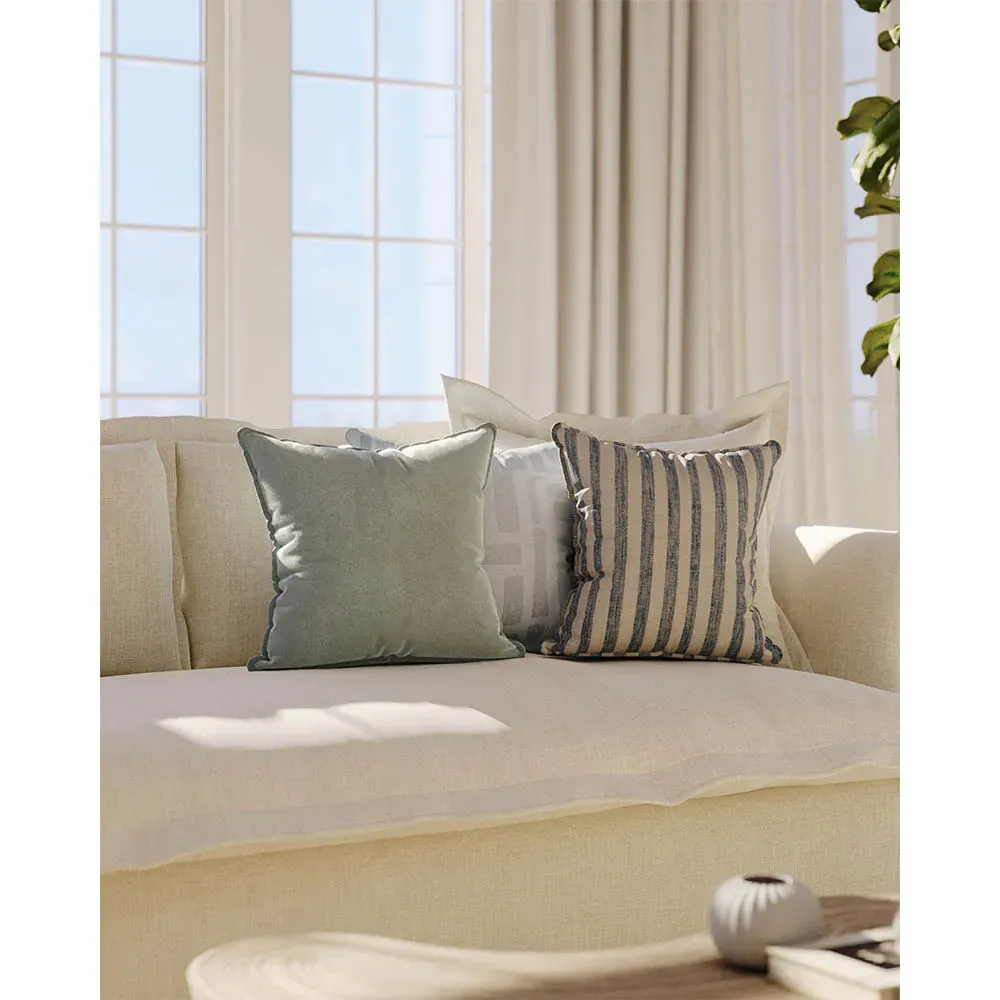 Noble Indoor Outdoor Throw Pillow - Alabaster, Acrylic