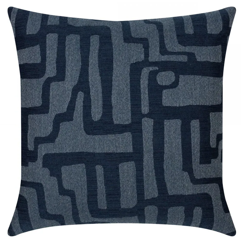 Noble Square Throw Pillow - Indigo, Acrylic image