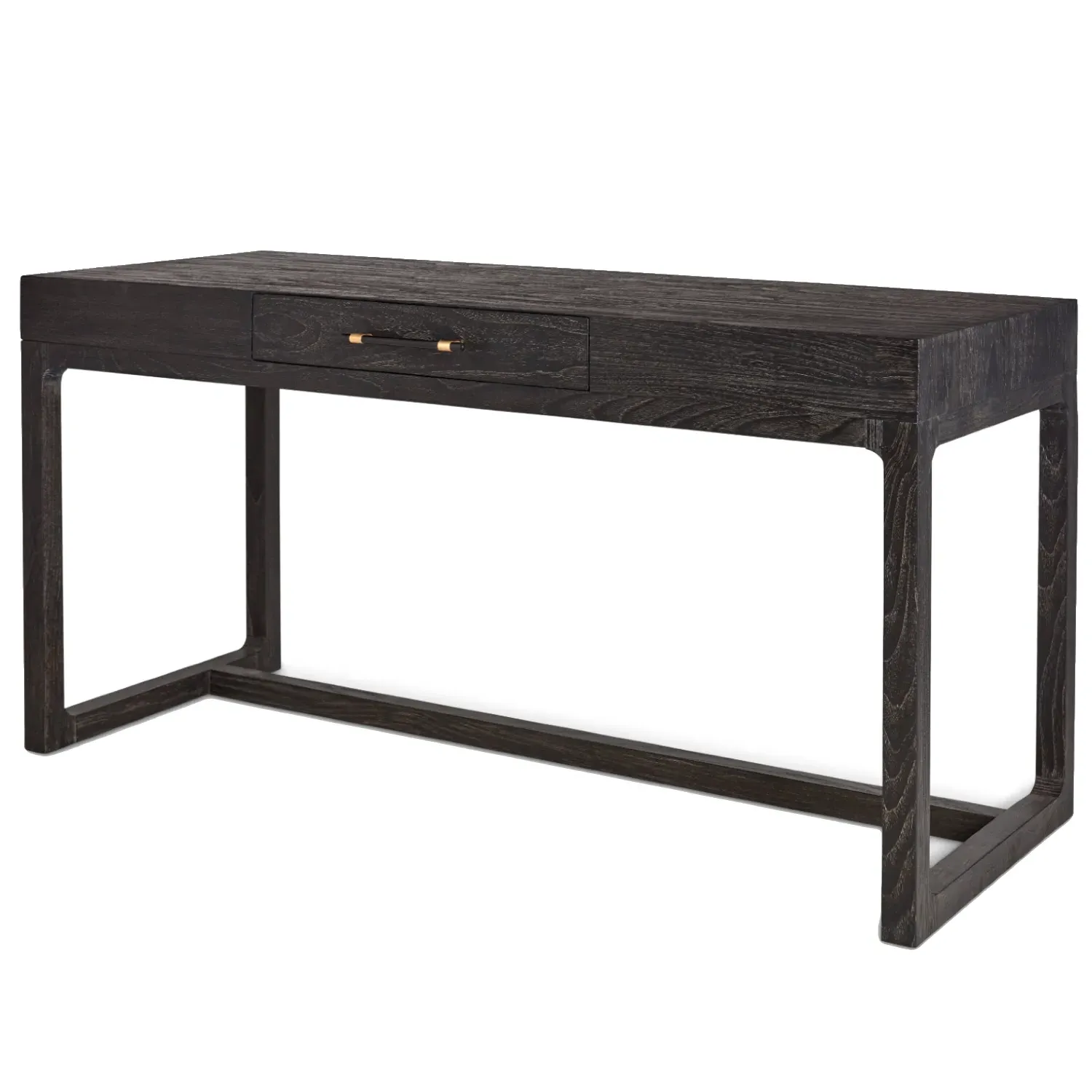 Noel Desk - Black, Teak