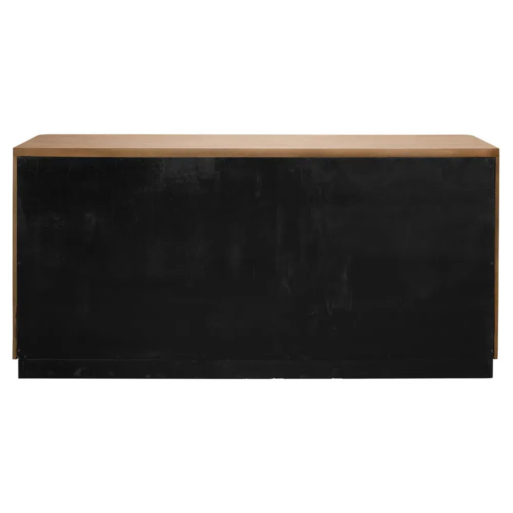 Noelle 6 Drawer Double Dresser - Brown, Oak