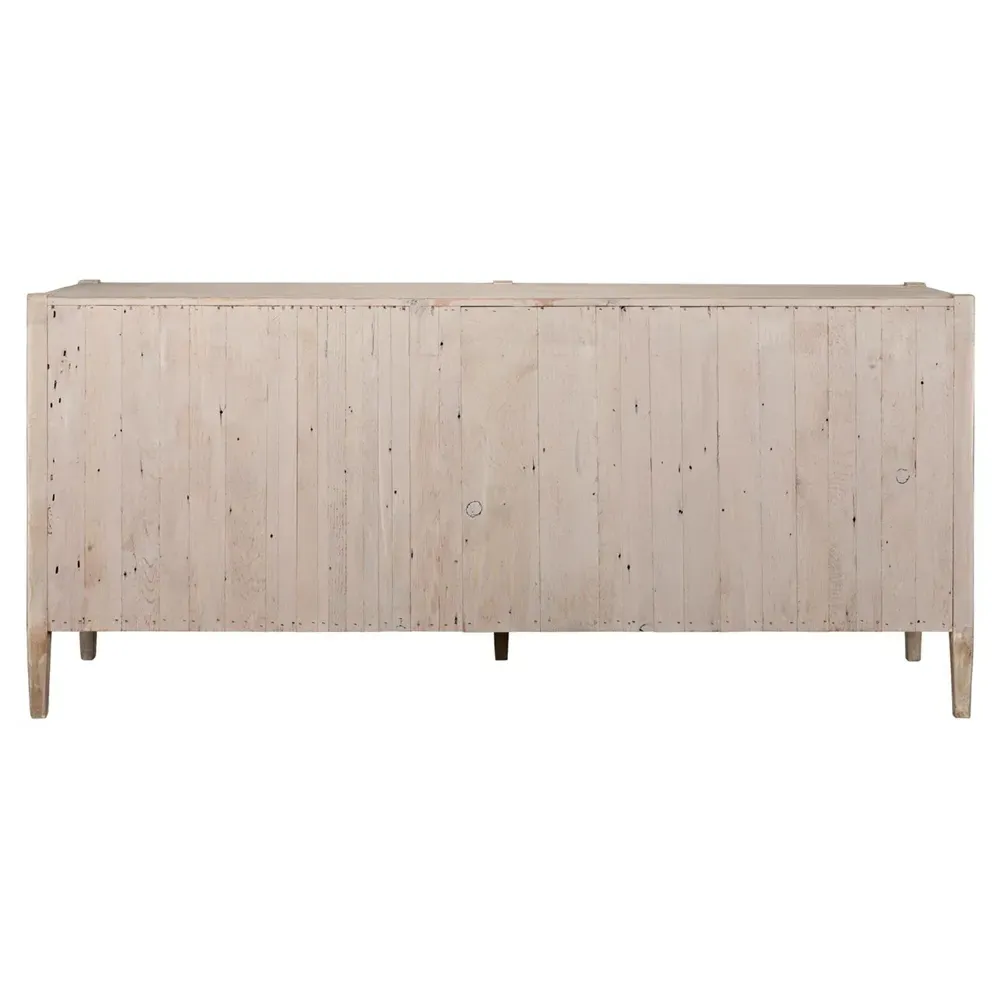 Noelle Double Dresser - Grey Washed, Reclaimed Wood