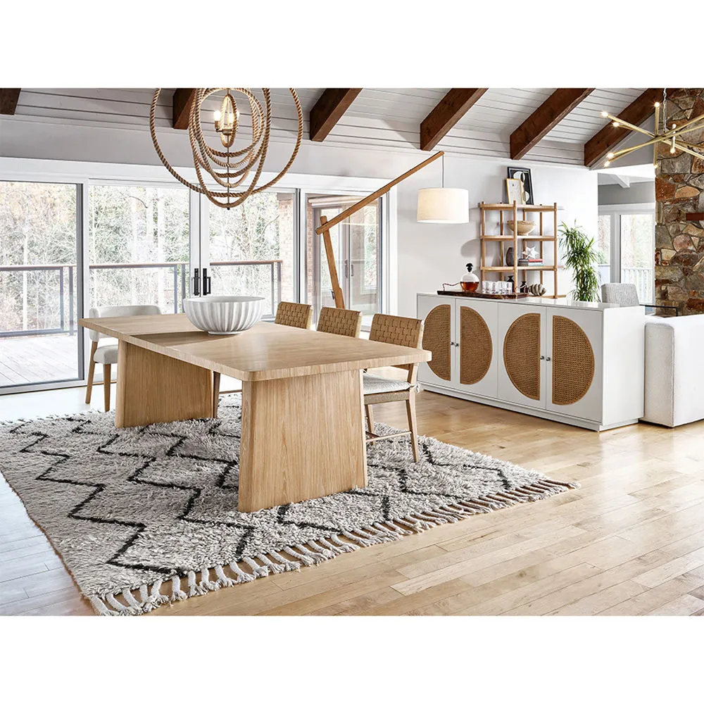 Noelle Extendable Dining Table - Brown, Oak