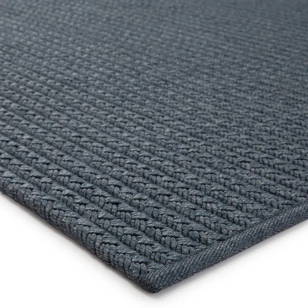 Noemi Braided Indoor Outdoor Rug - Blue, Polypropylene