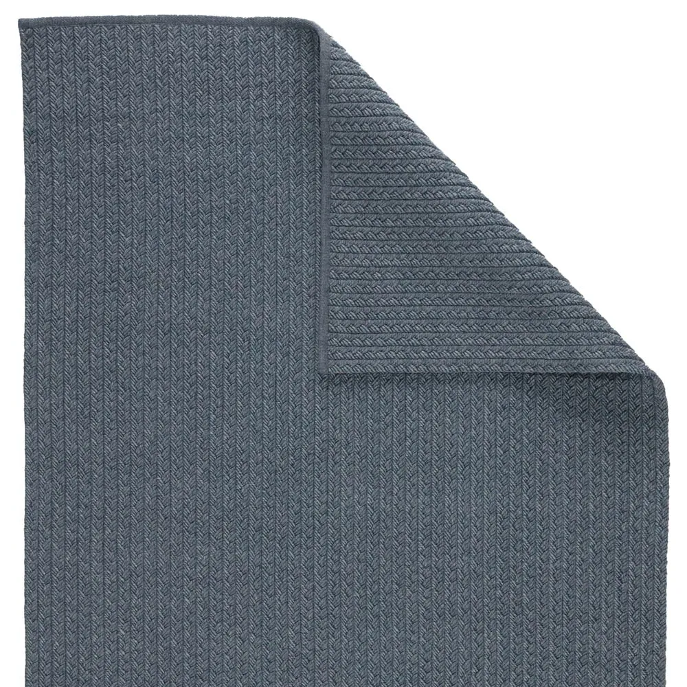 Noemi Braided Indoor Outdoor Rug - Blue, Polypropylene