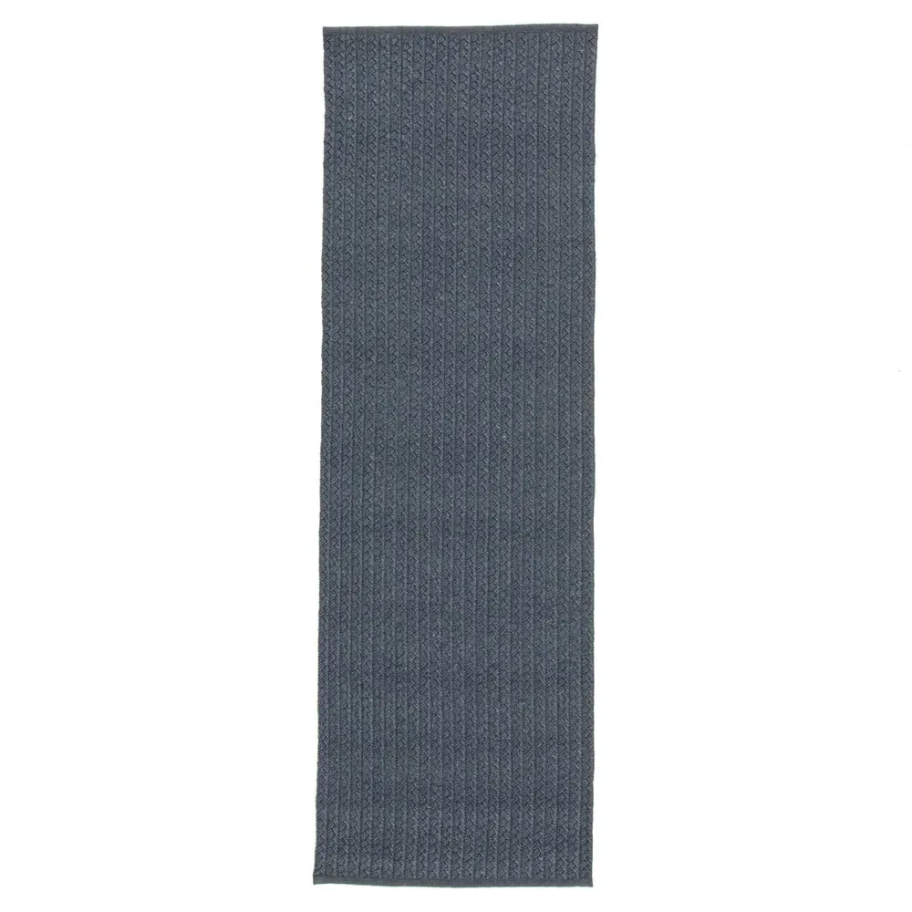 Noemi Braided Indoor Outdoor Rug - Blue, Polypropylene