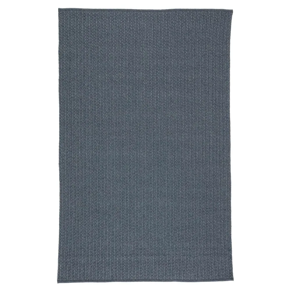 Noemi Braided Indoor Outdoor Rug - Blue, Polypropylene