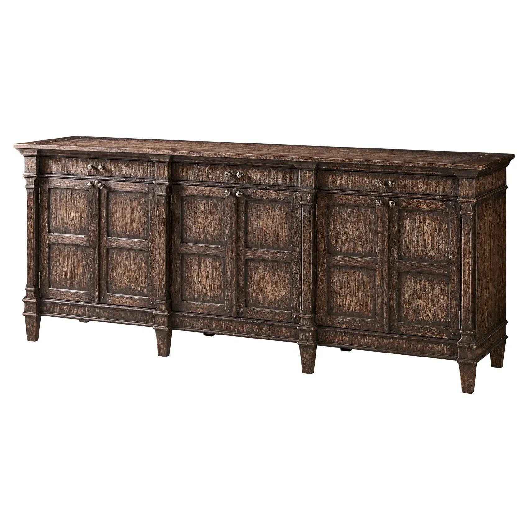 Nola Credenza - Black, Oak image