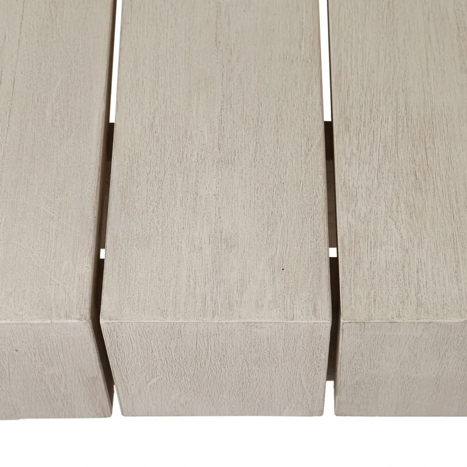 Nora Outdoor Dining Table - Grey, Teak