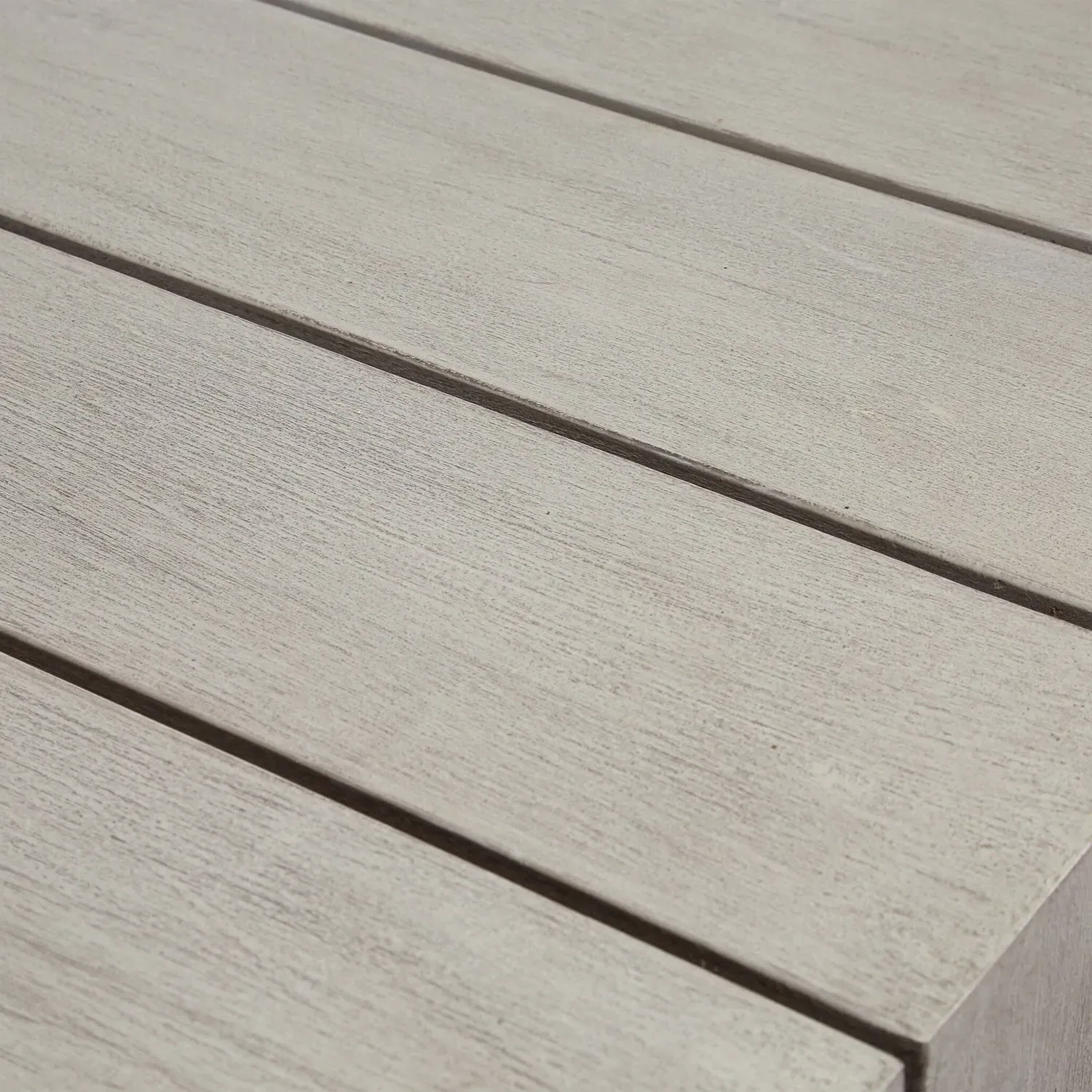 Nora Outdoor Dining Table - Grey, Teak