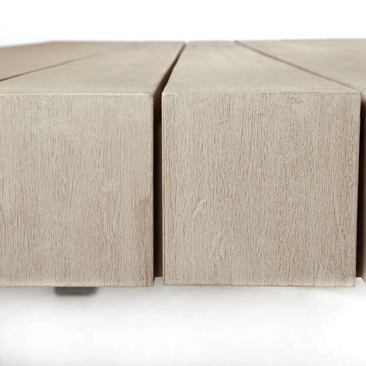 Nora Outdoor Dining Table - Grey, Teak