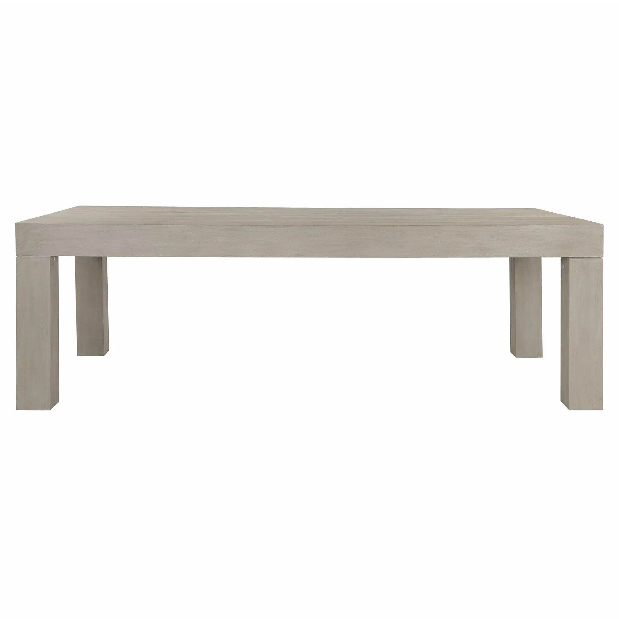 Nora Outdoor Dining Table - Grey, Teak