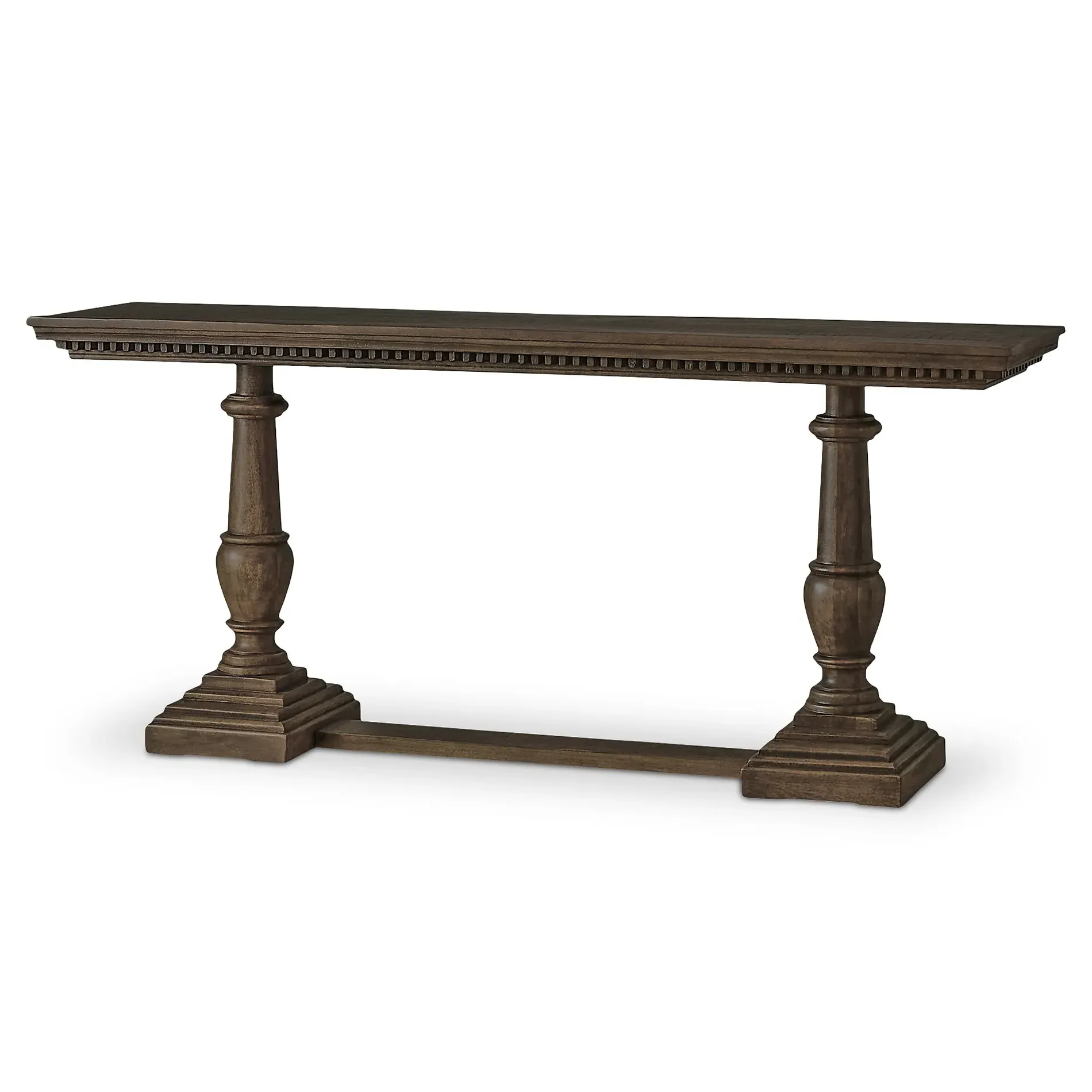 Nora Rectangular Console Table - Brown, Mango Wood