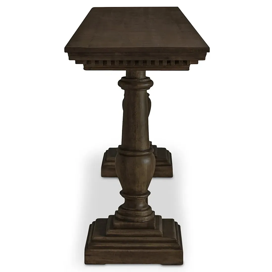 Nora Rectangular Console Table - Brown, Mango Wood