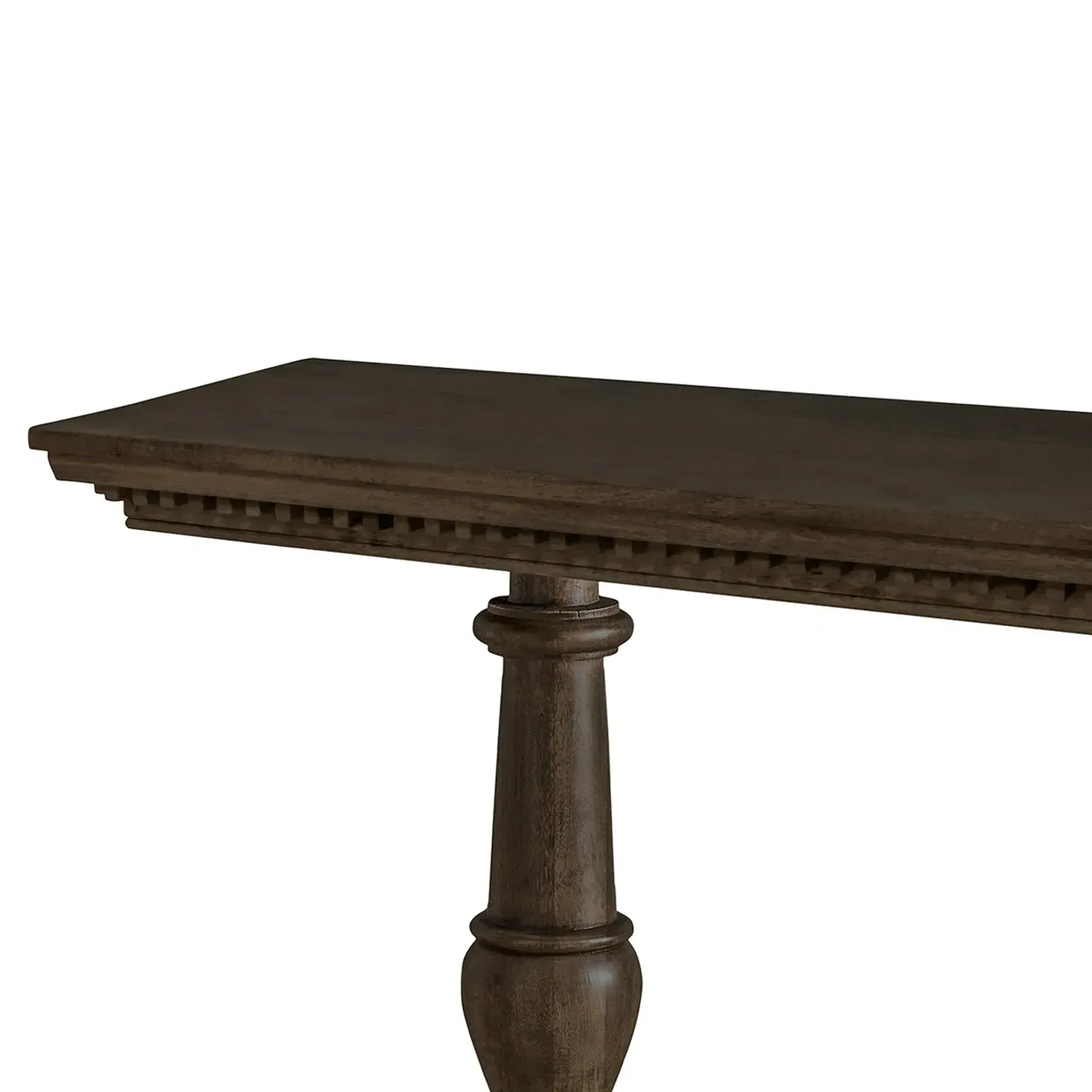 Nora Rectangular Console Table - Brown, Mango Wood