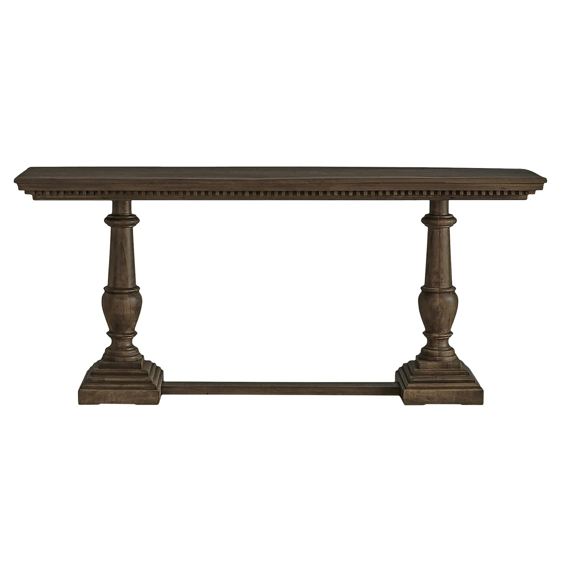 Nora Rectangular Console Table - Brown, Mango Wood image