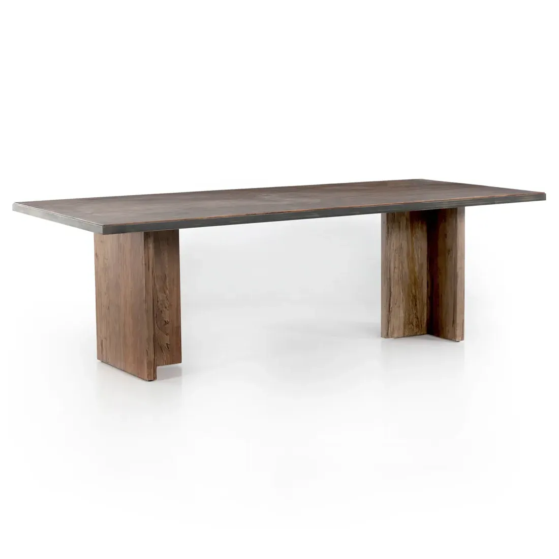 Nora Rectangular Dining Table - Brown, Walnut