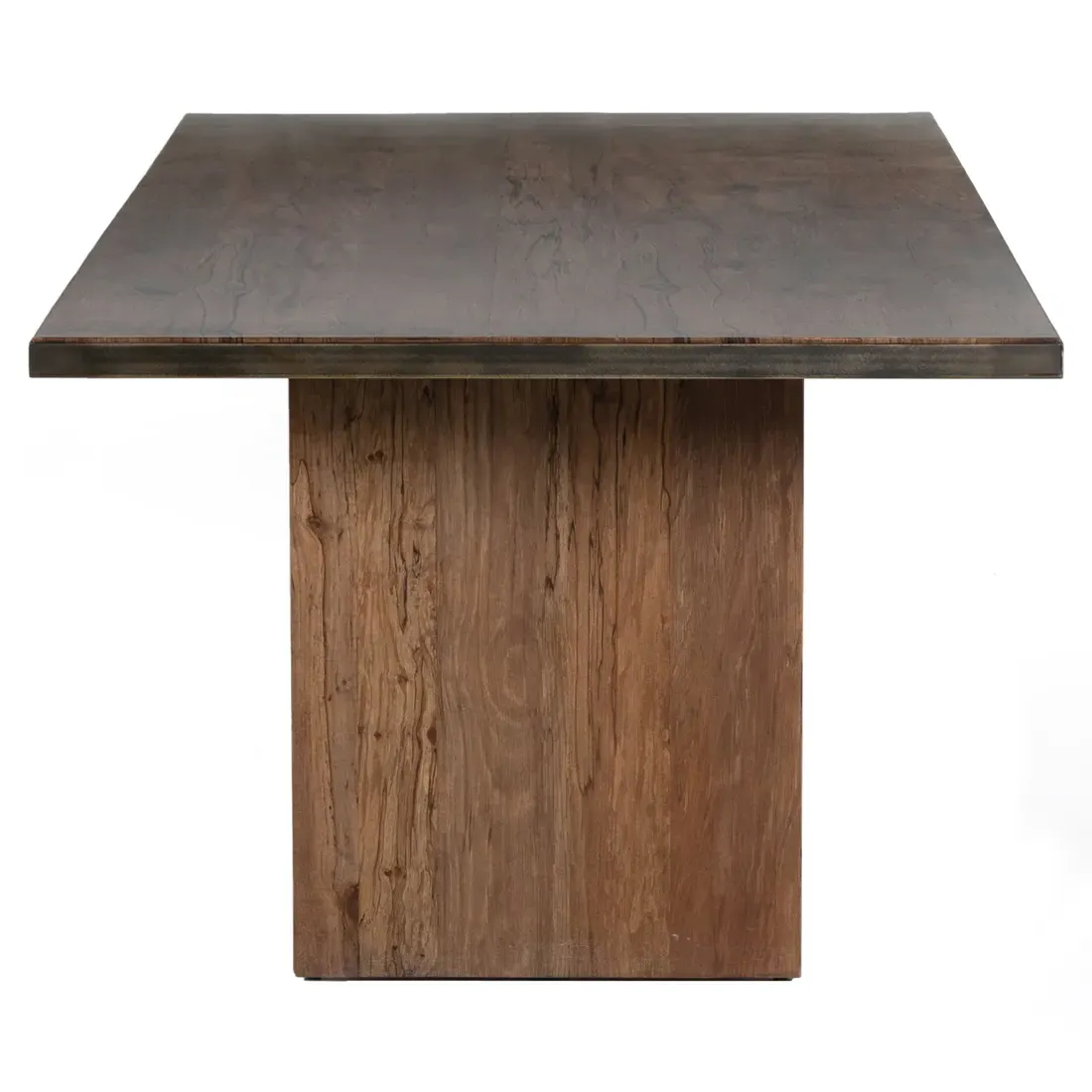 Nora Rectangular Dining Table - Brown, Walnut