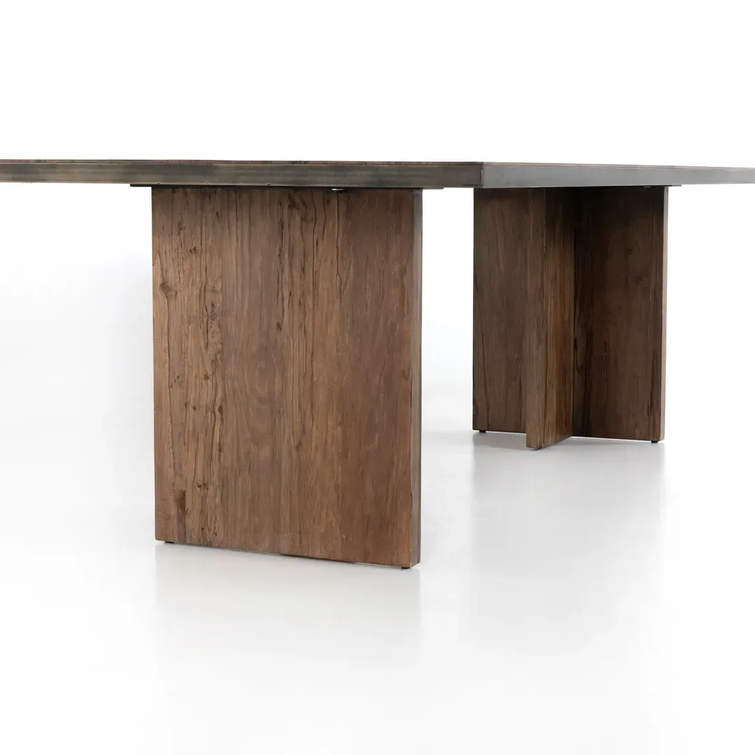 Nora Rectangular Dining Table - Brown, Walnut