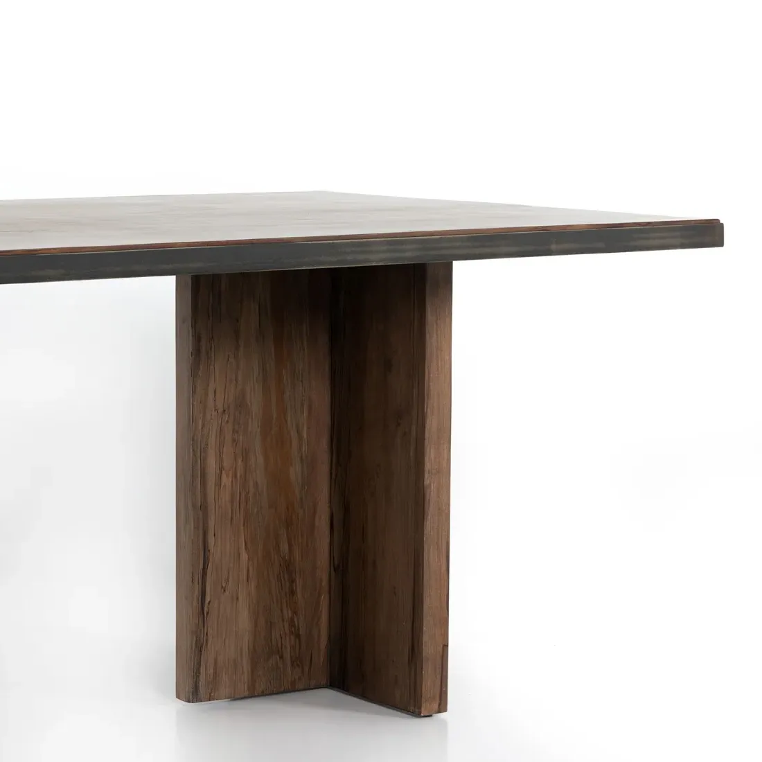Nora Rectangular Dining Table - Brown, Walnut