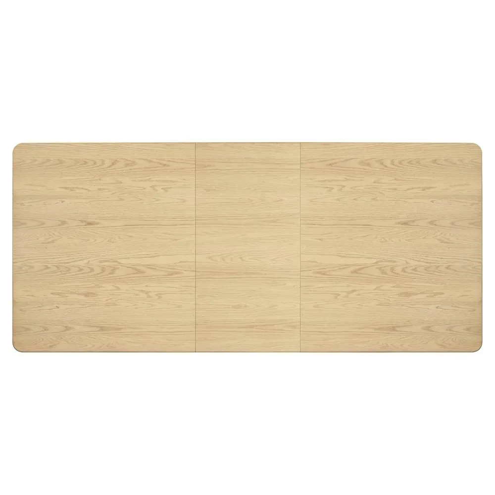 Nora Rectangular Extendable Dining Table - Brown, Oak