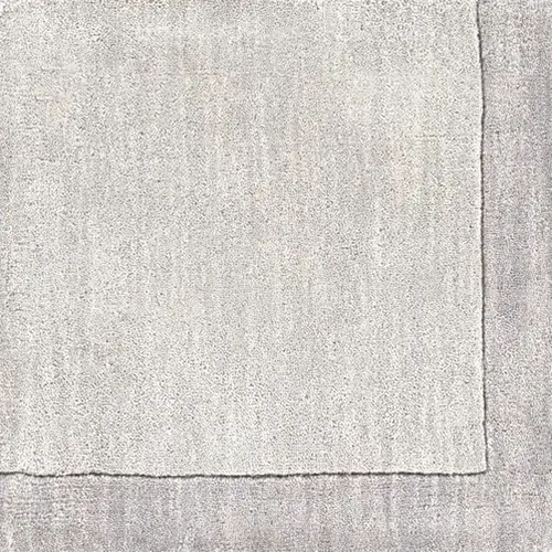 Norah Large Border Wool Rug - Grey