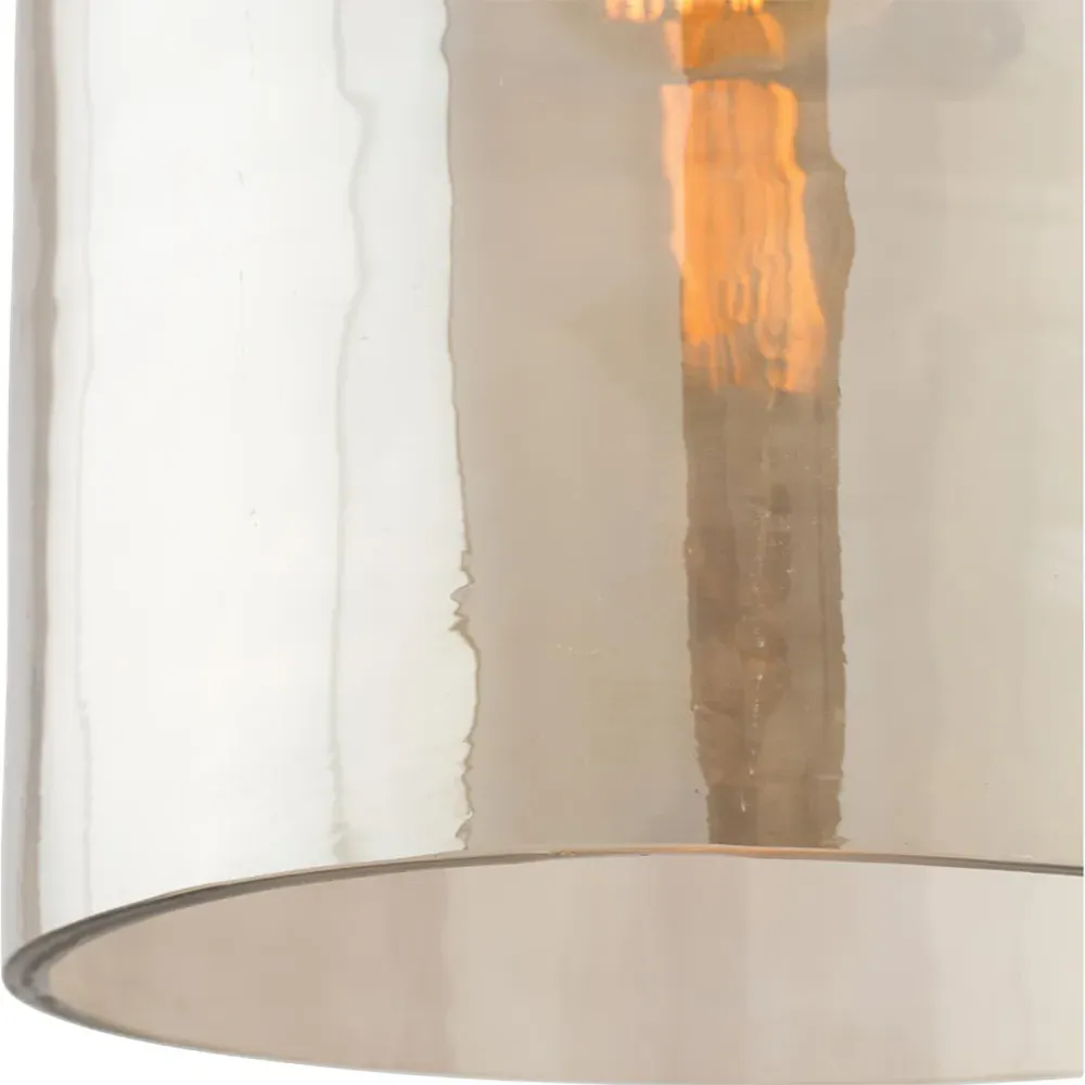 Noreen Glass Pendant Light - Smoked Glass