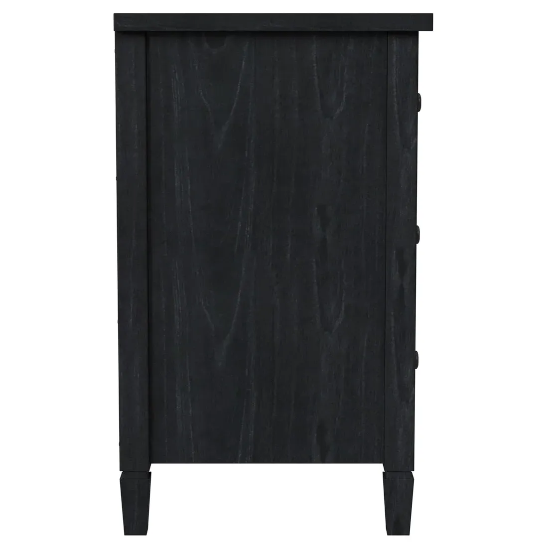 Nori Bachelor Chest - Black, Wood