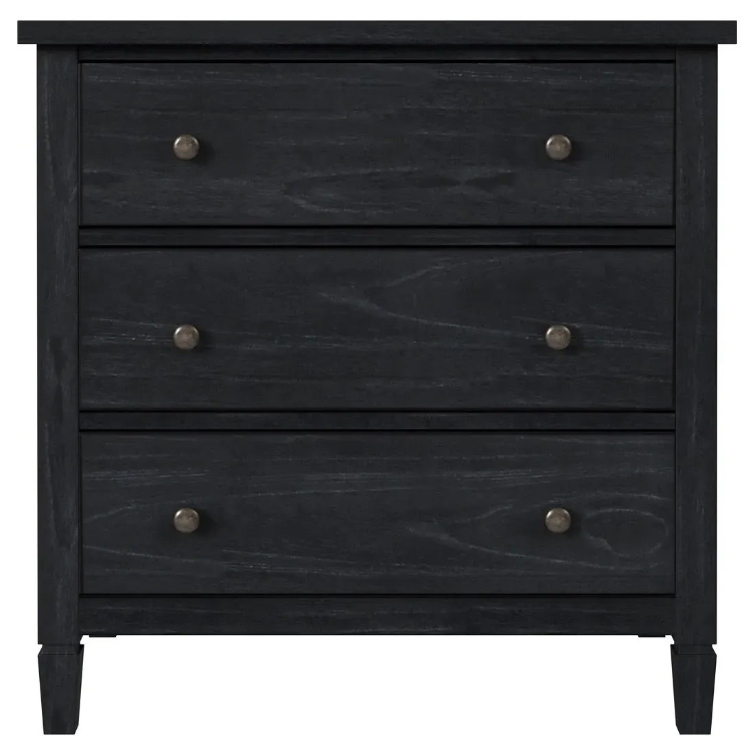 Nori Bachelor Chest - Black, Wood image