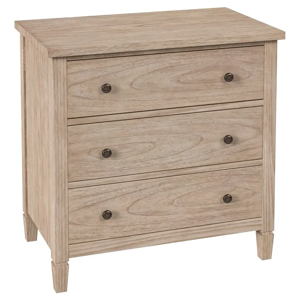 Nori Bachelor Chest - Natural, Mindi Wood