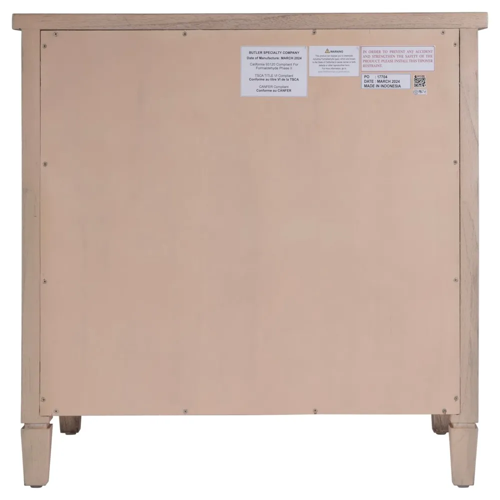 Nori Bachelor Chest - Natural, Mindi Wood