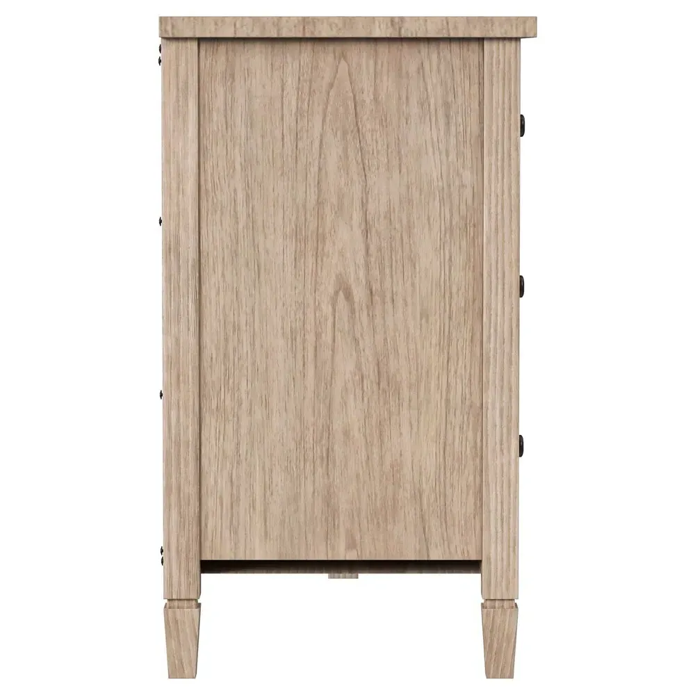 Nori Double Dresser - Natural, Mindi Wood