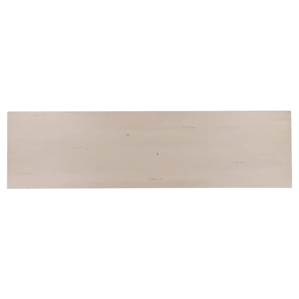 Normandie Rectangular Console Table - Cream, Mahogany