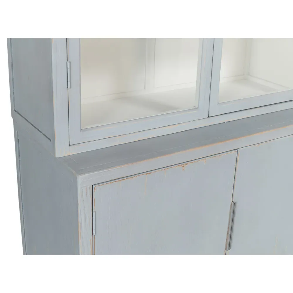 Norson Double Bookcase - Blue, Oak