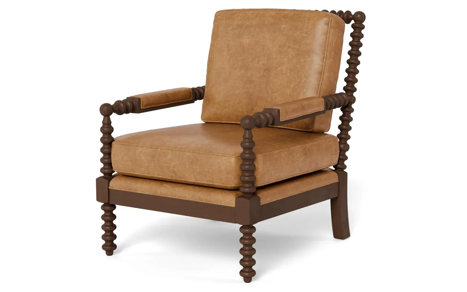 Nottingham Armchair - Caramel, Leather